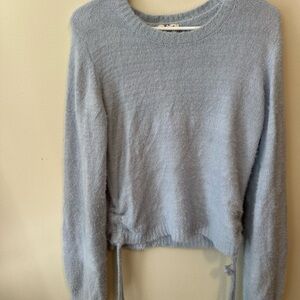 Hippie Rose Blue Crew Neck Sweater